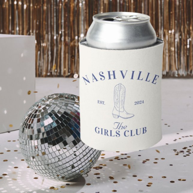Rafraîchisseur Pour Canette Nashville Bachelorette Girls Club Can Cooler (Créateur téléchargé)