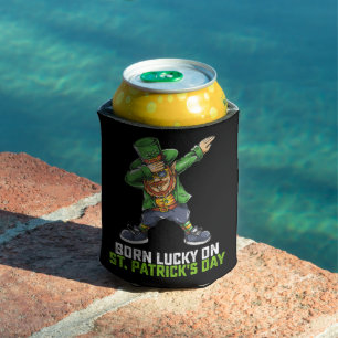 Rafraîchisseur Pour Canette Né Chanceux Le Jour De La Saint-Patrick Dabbing An