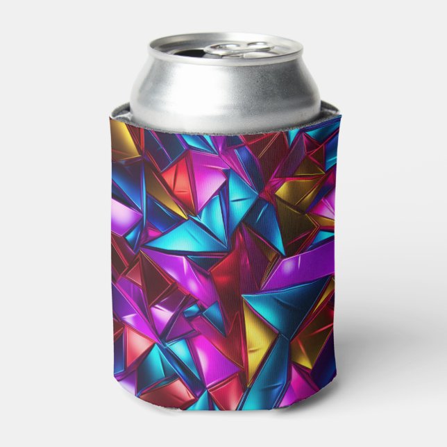 Rafraîchisseur Pour Canette Neon Blacklight Verre Abstrait (Can devant)