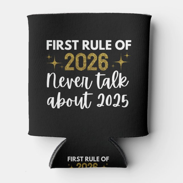 Rafraîchisseur Pour Canette "New Year 2026 Funny (Devant)