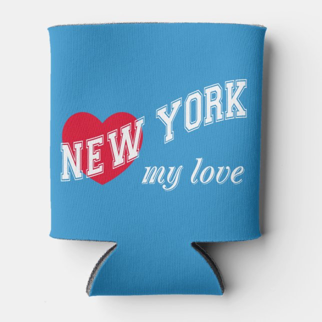 Rafraîchisseur Pour Canette New York, mon amour (Devant)