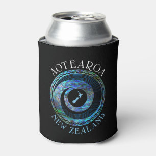 RAFRAÎCHISSEUR  POUR CANETTE NEW ZEALAND MAP KORU PAUA CAN COOLER