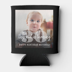 Rafraîchisseur Pour Canette N'IMPORTE QUEL Anniversaire "This Kid" Simple Mode