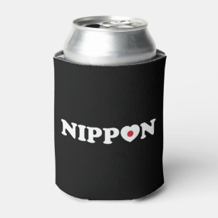 Rafraîchisseur Pour Canette Nippon Love Coeur Drapeau peut refroidir