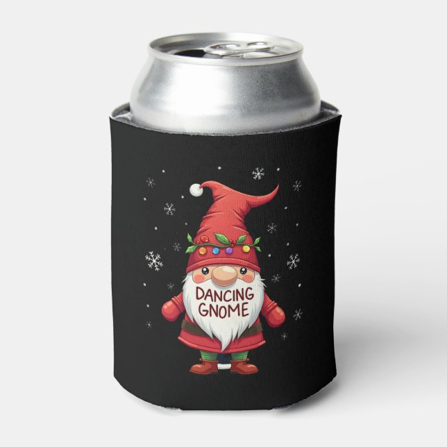 Rafraîchisseur Pour Canette Noël Gnome Danser Gnome Famille Noël (1) (Can devant)