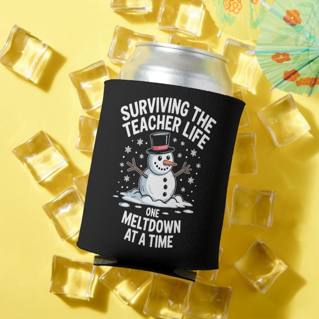 Rafraîchisseur Pour Canette Noël Survie de l'enseignant vie Meltdown Noël (Été in situ)