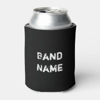 Nom de bande personnalisé noir et blanc