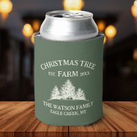 Nom de famille personnalisé Christmas Tree Farm Re