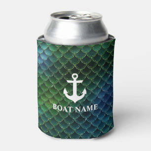 Rafraîchisseur Pour Canette Nom de l'Ancre Motif de sirène nautique