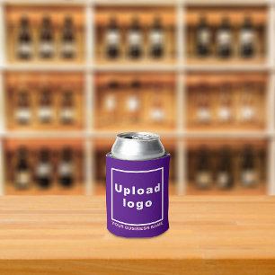 Rafraîchisseur Pour Canette Nom de l'entreprise et logo Purple Can Cooler