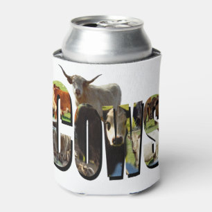Rafraîchisseur Pour Canette Nom De Vaches Logo D'Image Avec Vaches,