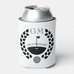 Rafraîchisseur Pour Canette Nom du monogramme personnalisé Groomsman