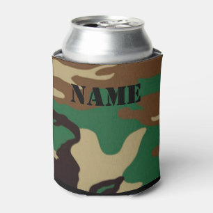 Rafraîchisseur Pour Canette Nom/initiales personnalisés par ~ de camouflage d