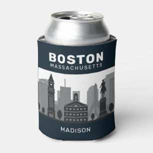 Rafraîchisseur Pour Canette Nom personnalisé Boston Massachusetts