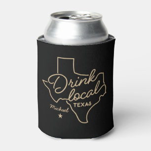 Rafraîchisseur Pour Canette Nom personnalisé Dinking Local Texas