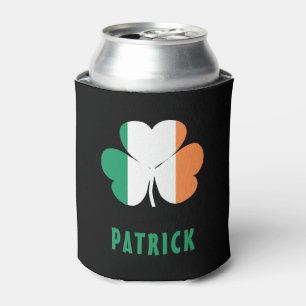 Rafraîchisseur Pour Canette Nom personnalisé Irlande celtique Trèfle Drapeau i