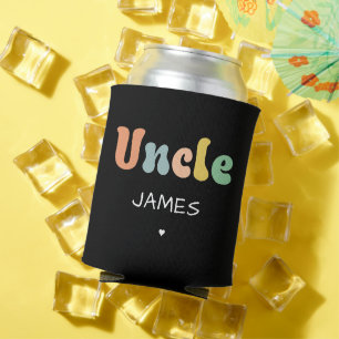 Rafraîchisseur Pour Canette Nom personnalisé Oncle Retro Cadeau   Oncle person