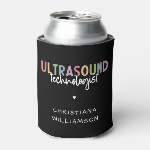 Rafraîchisseur Pour Canette Nom personnalisé Ultrasound Technologist Cadeaux