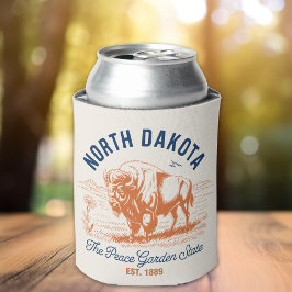 Rafraîchisseur Pour Canette North Dakota Bison Can Cooler | Peace Garden State