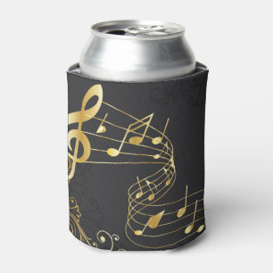 Rafraîchisseur Pour Canette Note musicale Design or de luxe