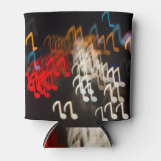 Rafraîchisseur Pour Canette notes musicales Abstraites : lumières bokeh arrièr
