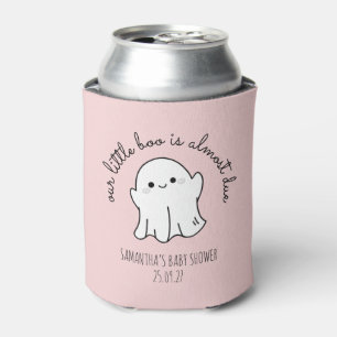 Rafraîchisseur Pour Canette Notre Petit Boo Est Presque Un Baby shower Fille D