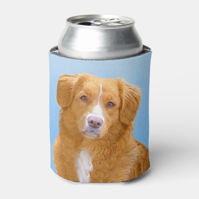 Rafraîchisseur Pour Canette Nouvelle-Écosse Peinture de chien pour l'essayeur  (Can devant)