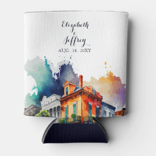 Rafraîchisseur Pour Canette Nouvelle-Orléans Nola Louisiana - mariage d'aquare