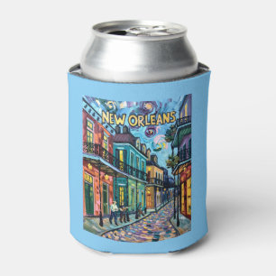 Rafraîchisseur Pour Canette Nouvelle-Orléans Quartier Français Van Gogh Style