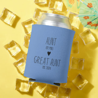 Rafraîchisseur Pour Canette Nouvelle Tante Cadeau, Cadeau Baby shower, Grosses