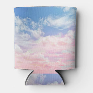 Rafraîchisseur Pour Canette Nuages roses Aquarelle : Ciel rayonnant.