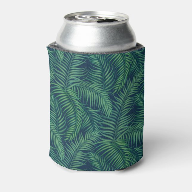 Rafraîchisseur Pour Canette Nuit Tropical Palm Feuilles peut refroidir (Can Dos)