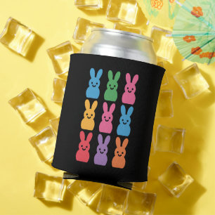 Rafraîchisseur Pour Canette Oeufs de lapin de Pâques Plaid Leopard