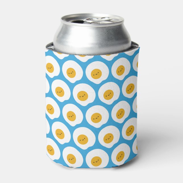 Rafraîchisseur Pour Canette Oeufs frits Kawaii (Can devant)