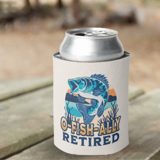 Rafraîchisseur Pour Canette Ofishally Retired Funny Fishing