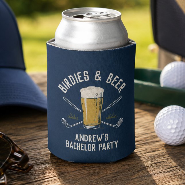 Rafraîchisseur Pour Canette Oiseaux et bière Faveur de fête de bachelor de gol (Créateur téléchargé)