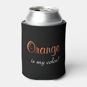 Rafraîchisseur Pour Canette Orange Noir