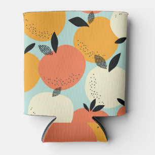 Rafraîchisseur Pour Canette Oranges Motif : Conception Vibrante sans fil.