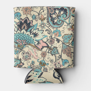 Rafraîchisseur Pour Canette Oriental Paisley : Elégance Textile Stylisée.