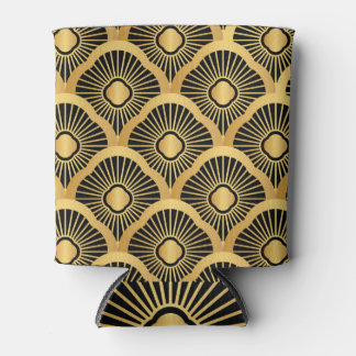 Rafraîchisseur Pour Canette Ornement Art Déco : Motif Vintage sans couture