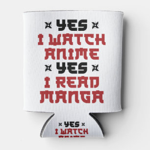 Rafraîchisseur Pour Canette Oui, je regarde l'Anime Oui, je lis le manga