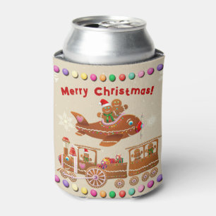 Rafraîchisseur Pour Canette Pain D'Argent Xmas Train Et Avion