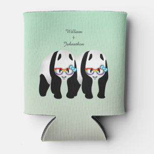 Rafraîchisseur Pour Canette Pandas Gay mignonne Rainbow Verres Mariage Faveur