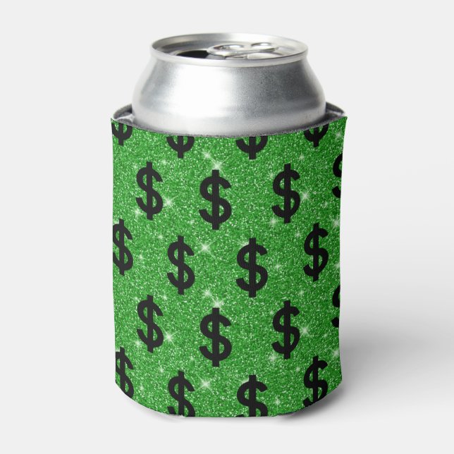 Rafraîchisseur Pour Canette Panneau Dollar Noir Argent Entrepreneur Wall Stree (Can devant)