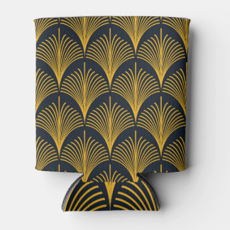 Rafraîchisseur Pour Canette Papier peint Neon Orange Peacock Scale.