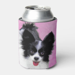 Rafraîchisseur Pour Canette Papillon (blanc et noir) Peinture - Chien Art