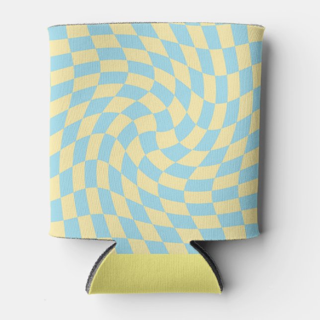 Rafraîchisseur Pour Canette Pâque bleu rétro Pastel Warboard (Devant)