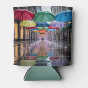 Rafraîchisseur Pour Canette Parapluies Rue Pluie Manchon