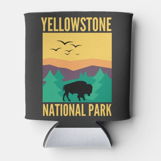Rafraîchisseur Pour Canette Parc national de Yellowstone (Devant)