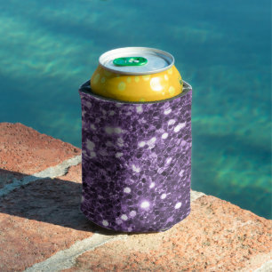 Rafraîchisseur Pour Canette Parties scintillant violette peut refroidir